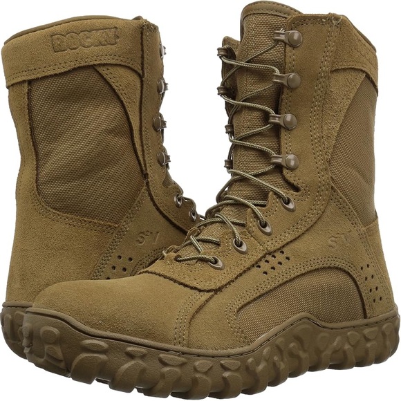 ROCKY S04 Men's Tan Tactical Boots Size 16M - Picture 2 of 13